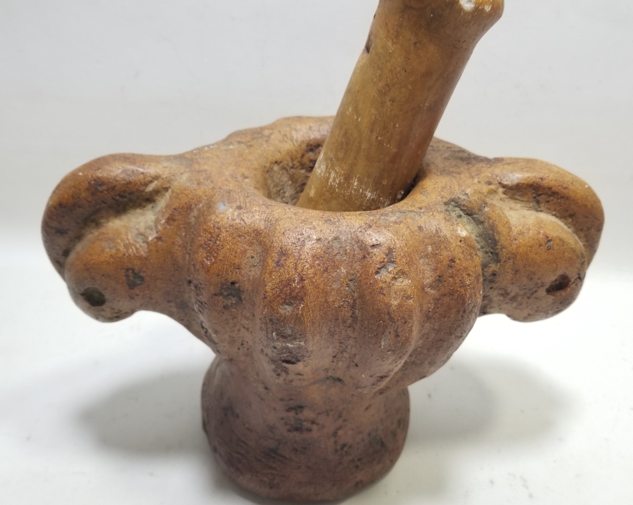 KOÇ BAŞI FİGÜRLÜ OSMANLI DÖNEMİ NADİR TEKKE İŞİ TAŞ HAVAN