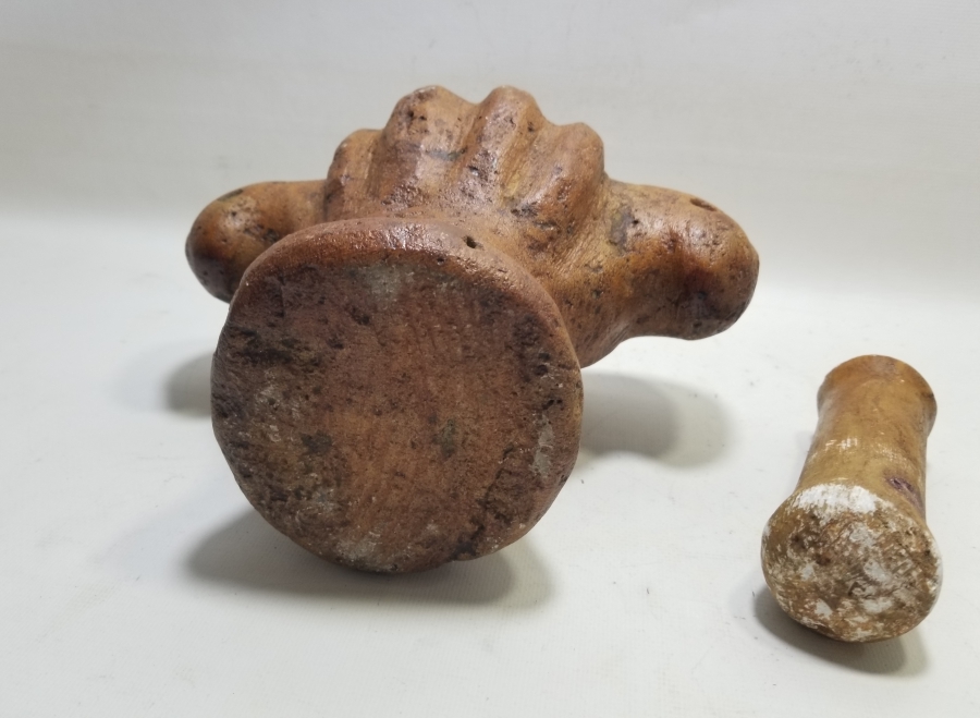 KOÇ BAŞI FİGÜRLÜ OSMANLI DÖNEMİ NADİR TEKKE İŞİ TAŞ HAVAN