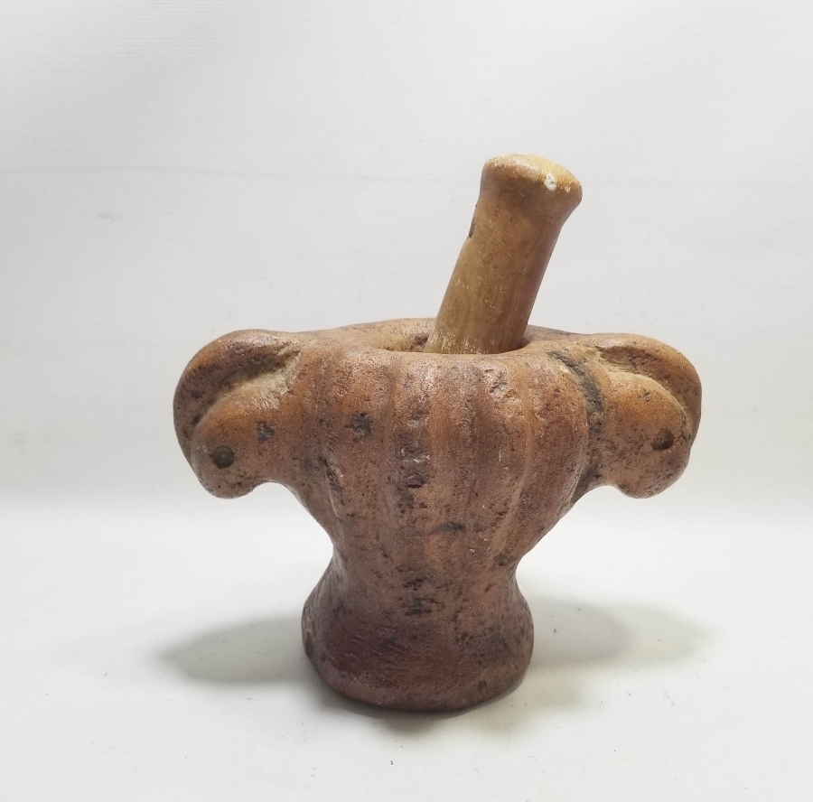 KOÇ BAŞI FİGÜRLÜ OSMANLI DÖNEMİ NADİR TEKKE İŞİ TAŞ HAVAN