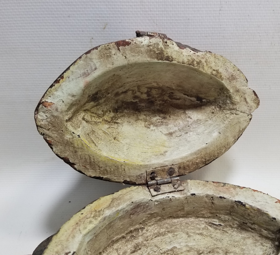 OSMANLI DÖNEMİ EL YAPIMI KAPLUMBAĞA FORMLU TEKKE İŞİ TESPİH KUTUSU