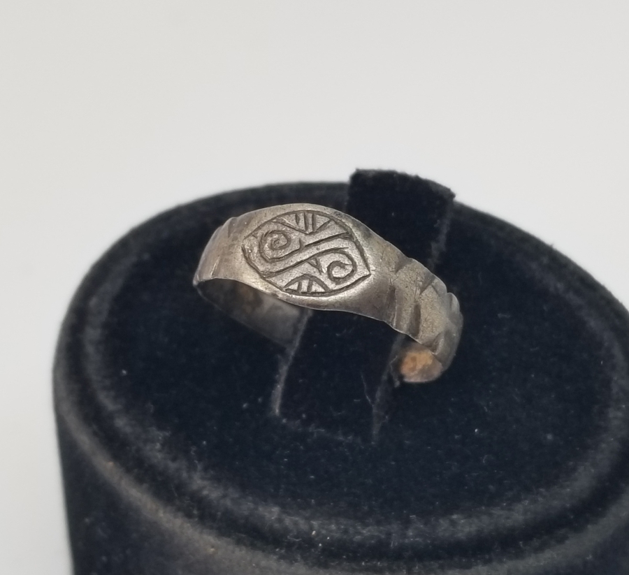 ÜZERİ EL KAZIMA İŞÇİLİKLİ OSMANLI DÖNEMİ GÜMÜŞ YÜZÜK