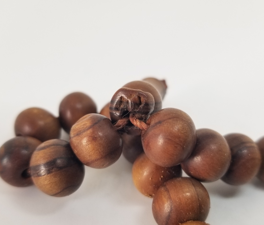 EL YAPIMI ANTİKA AHŞAP TESPİH