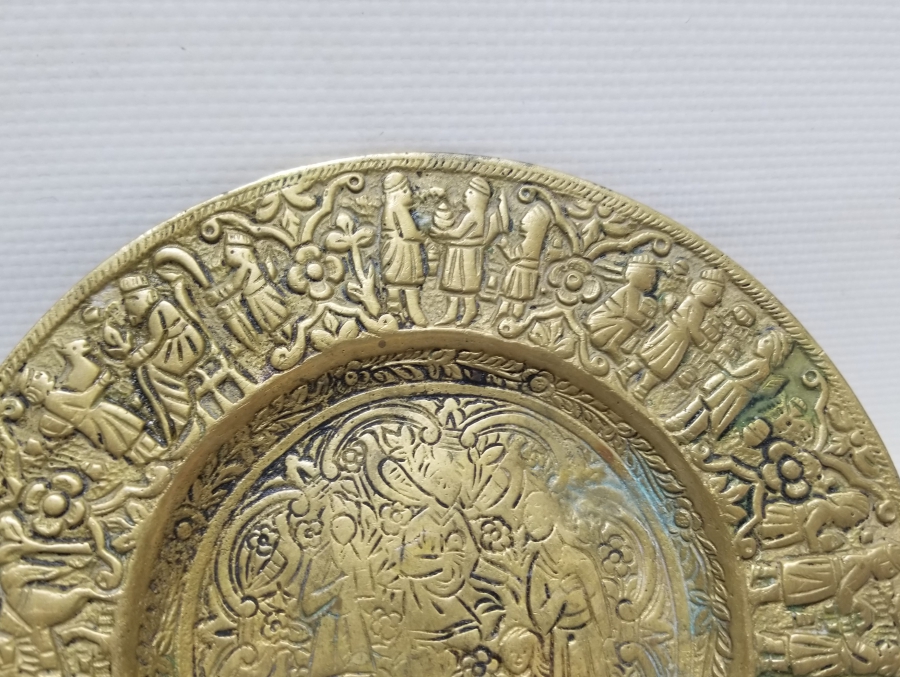 KABARTMA İŞÇİLİKLİ ANTİKA PİRİNÇ İFTARİYELİK