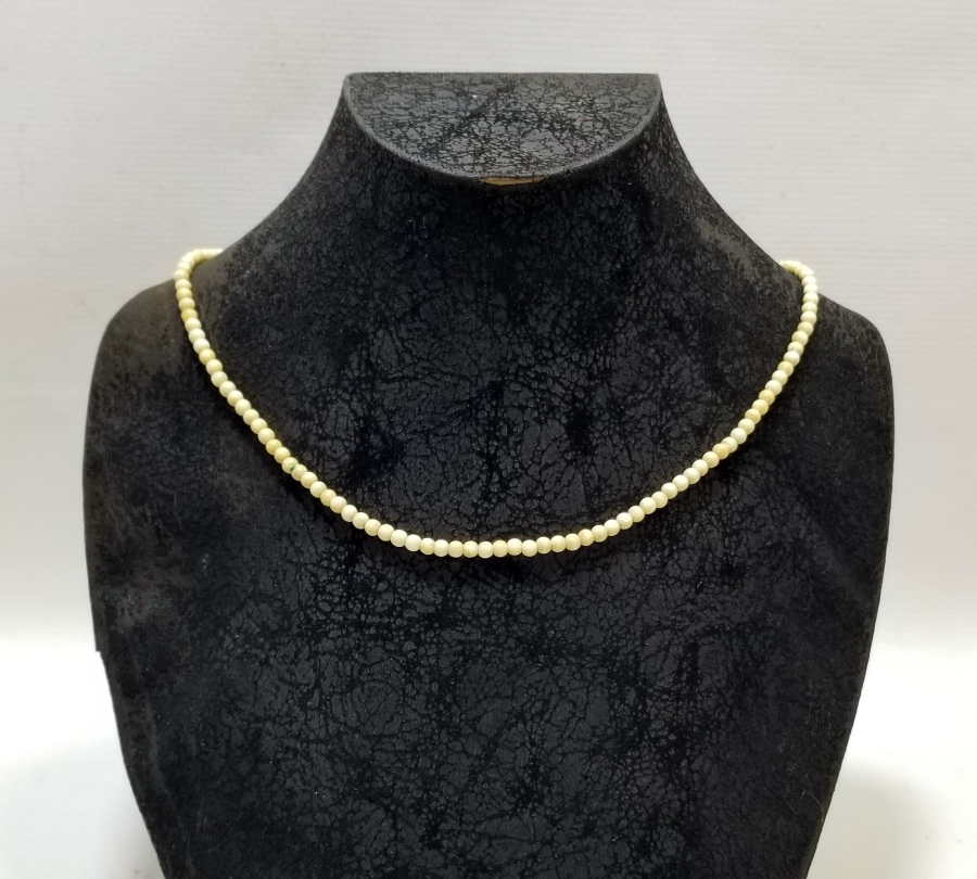 OSMANLI DÖNEMİ EL YAPIMI FİLDİŞİ GERDANLIK