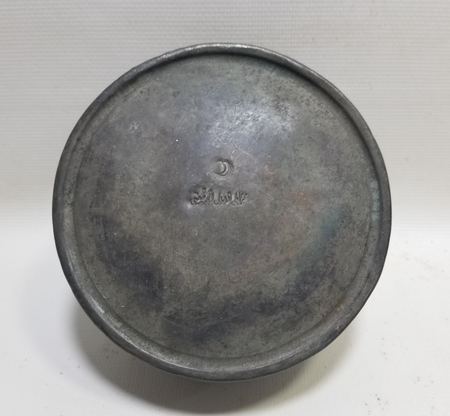 HİLAL-İ AHMER CEMİYETİ DAMGALI 1. DÜNYA SAVAŞI KAPAKLI YEMEK KABI