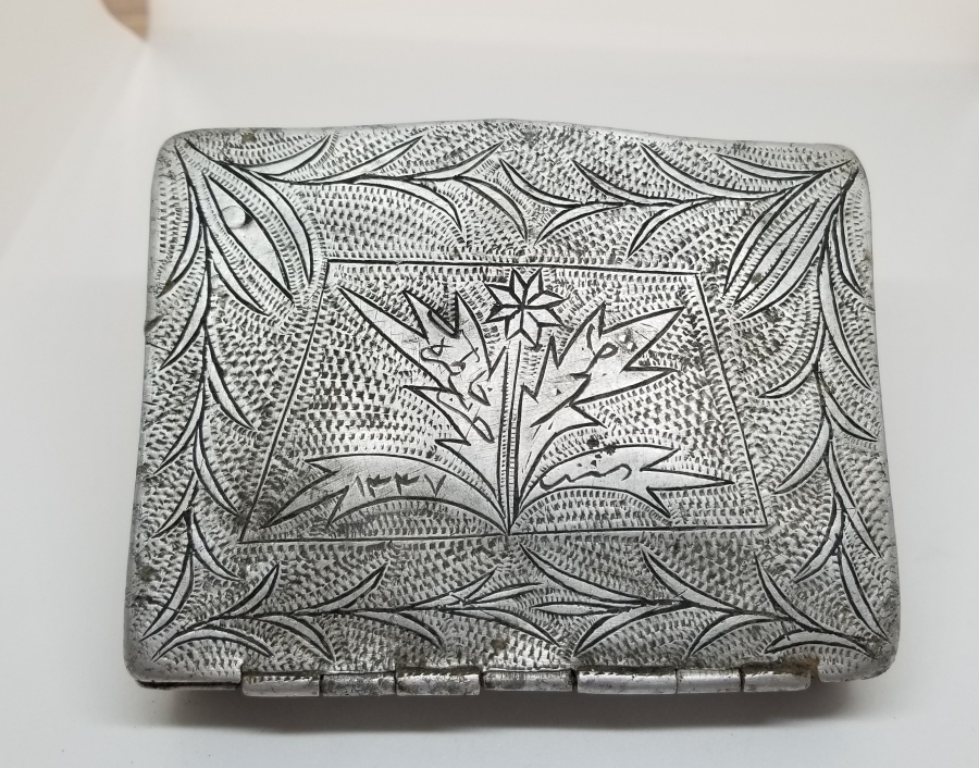 1. DÜNYA SAVAŞI DÖNEMİ ÇOK NADİR YEMEN HATIRASI TÜTÜN TABAKASI