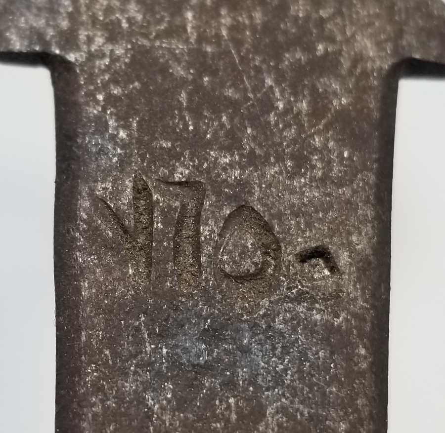 ÜZERİ OSMANLICA SERİ NUMARALI NADİR EL YAPIMI 1. DÜNYA SAVAŞI DÖNEMİ OSMANLI TOP FİŞEĞİ SÖKME APARATI