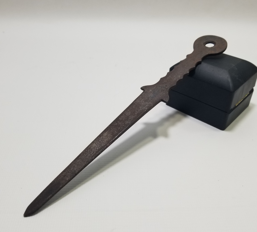 ÜZERİ OSMANLICA SERİ NUMARALI NADİR EL YAPIMI 1. DÜNYA SAVAŞI DÖNEMİ OSMANLI TOP FİŞEĞİ SÖKME APARATI