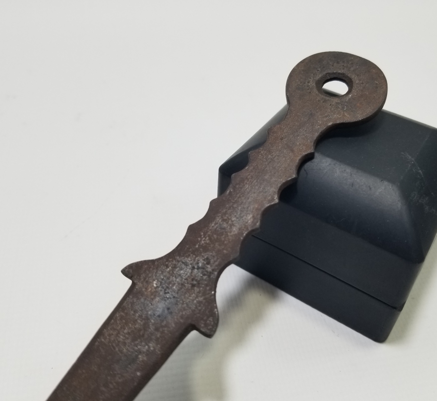 ÜZERİ OSMANLICA SERİ NUMARALI NADİR EL YAPIMI 1. DÜNYA SAVAŞI DÖNEMİ OSMANLI TOP FİŞEĞİ SÖKME APARATI