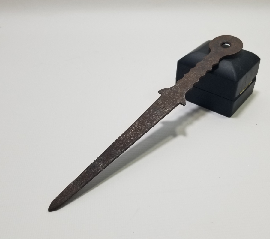 ÜZERİ OSMANLICA SERİ NUMARALI NADİR EL YAPIMI 1. DÜNYA SAVAŞI DÖNEMİ OSMANLI TOP FİŞEĞİ SÖKME APARATI