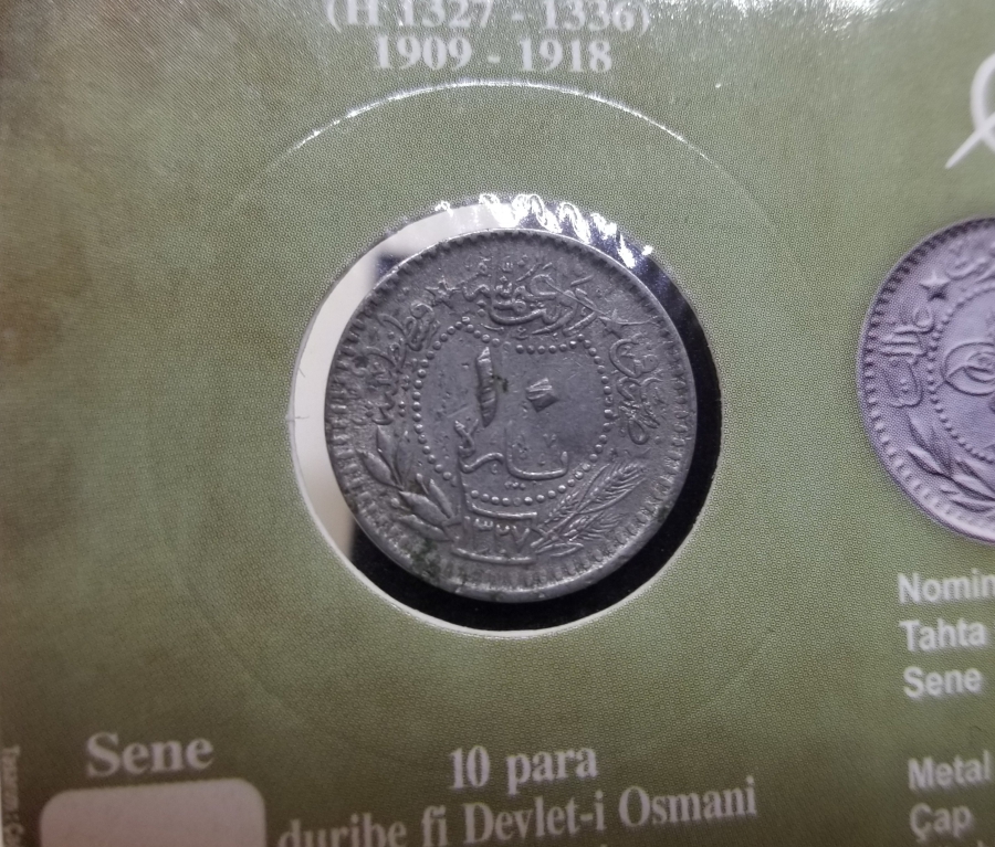 MEHMED REŞAD HAN DÖNEMİ KAPAMASINDA NİKEL 10 PARA