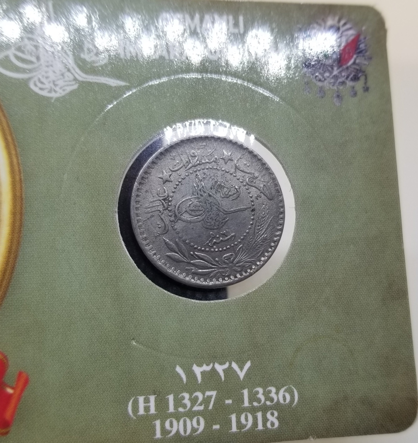 MEHMED REŞAD HAN DÖNEMİ KAPAMASINDA NİKEL 10 PARA