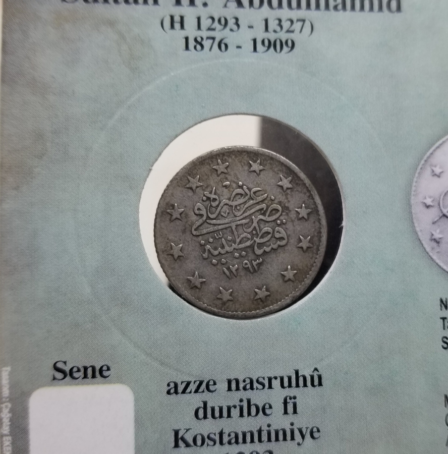 SULTAN ABDÜLHAMİD HAN DÖNEMİ GÜMÜŞ 2 KURUŞ PARA