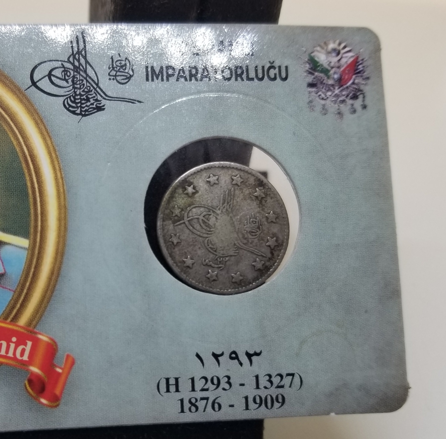 SULTAN ABDÜLHAMİD HAN DÖNEMİ GÜMÜŞ 2 KURUŞ PARA