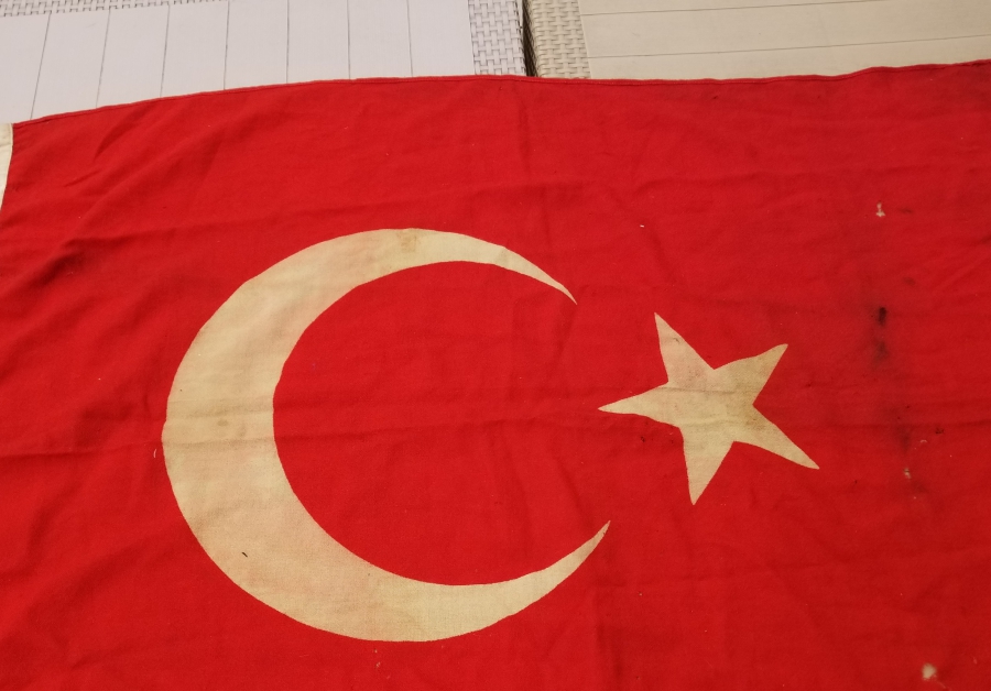 CUMHURİYET BAŞLARI ANTİKA BAYRAK