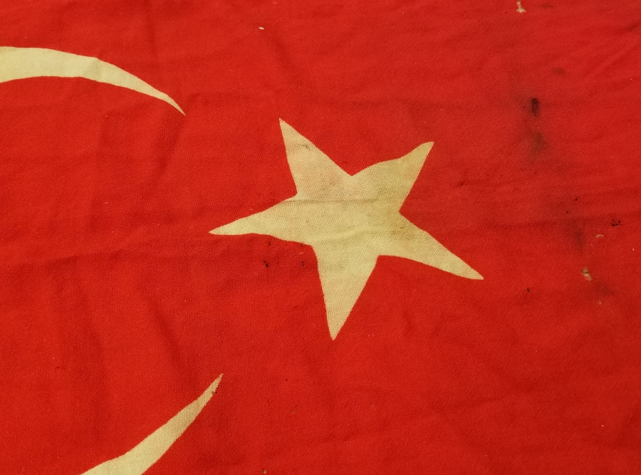 CUMHURİYET BAŞLARI ANTİKA BAYRAK