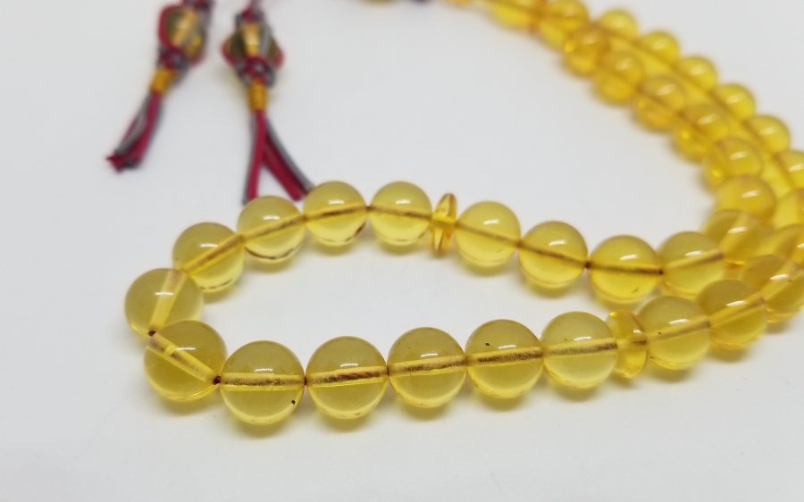 ÖZEL YAPIM DAMLA KEHRİBAR TESPİH