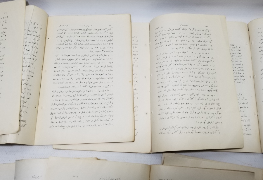 OSMANLI DÖNEMİ ÇOK NADİR İSPİRTİZMA DERGİLERİ LOTU