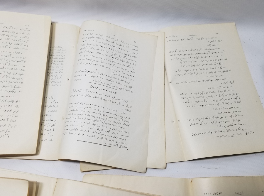 OSMANLI DÖNEMİ ÇOK NADİR İSPİRTİZMA DERGİLERİ LOTU