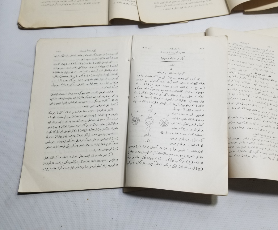 OSMANLI DÖNEMİ ÇOK NADİR İSPİRTİZMA DERGİLERİ LOTU