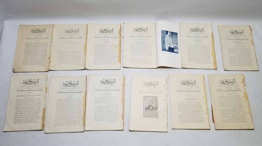 OSMANLI DÖNEMİ ÇOK NADİR İSPİRTİZMA DERGİLERİ LOTU