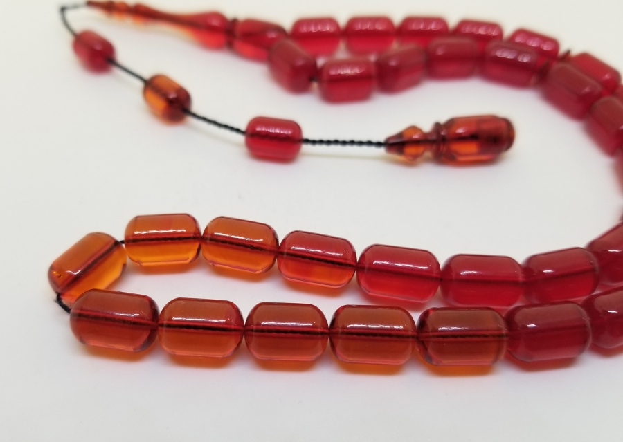 TRAŞ FIRÇASINDAN YAPILMIŞ USTA İŞİ KATALİN TESPİH