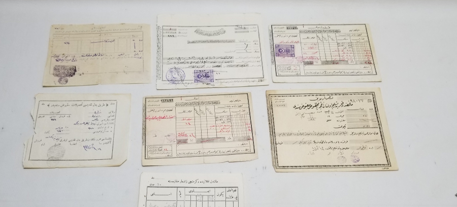 OSMANLI DÖNEMİ MAKBUZ LOTU