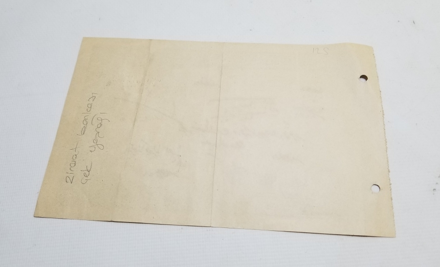 OSMANLI DÖNEMİ ZİRAAT BANKASI ÇEK YAPRAĞI