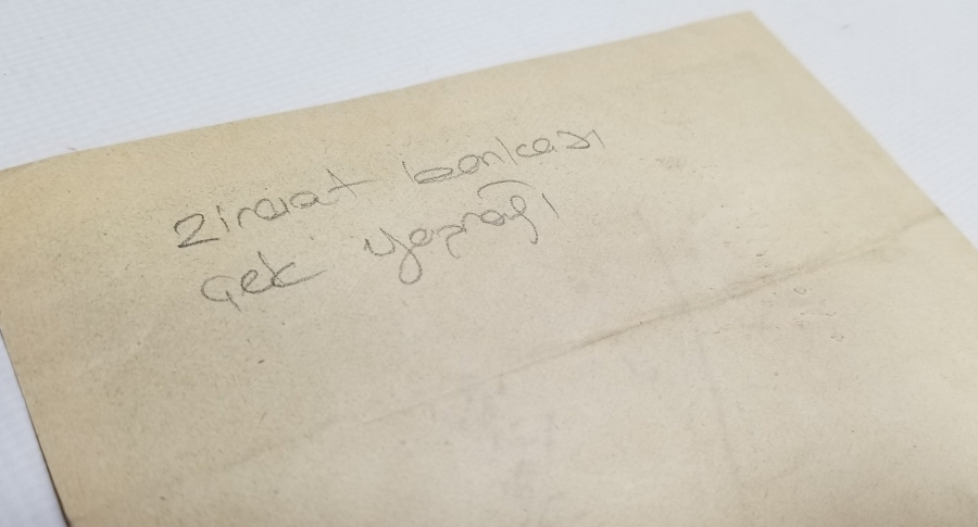 OSMANLI DÖNEMİ ZİRAAT BANKASI ÇEK YAPRAĞI