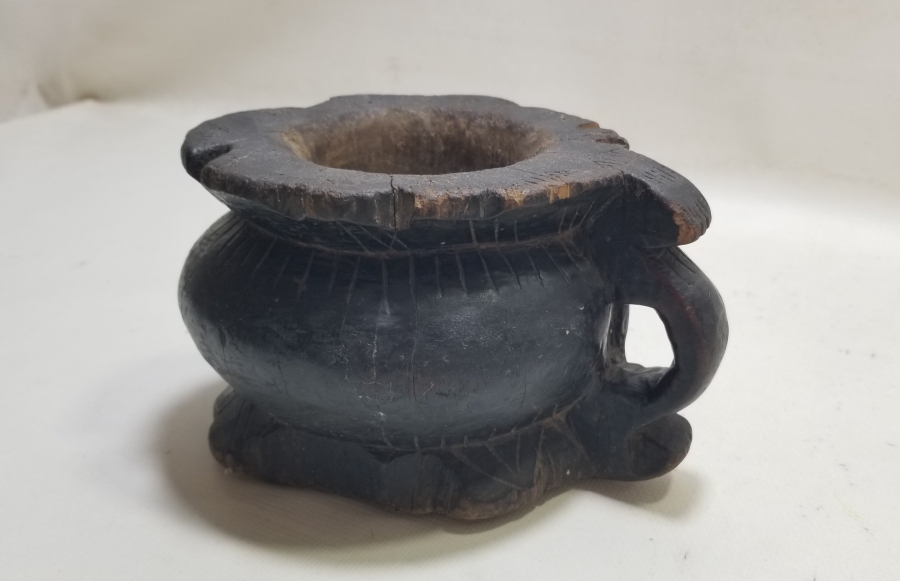 OSMANLI DÖNEMİ EL OYMA AHŞAP DİBEK