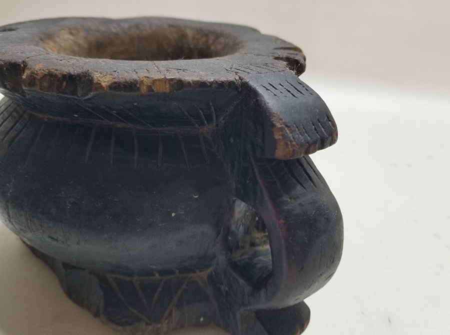 OSMANLI DÖNEMİ EL OYMA AHŞAP DİBEK