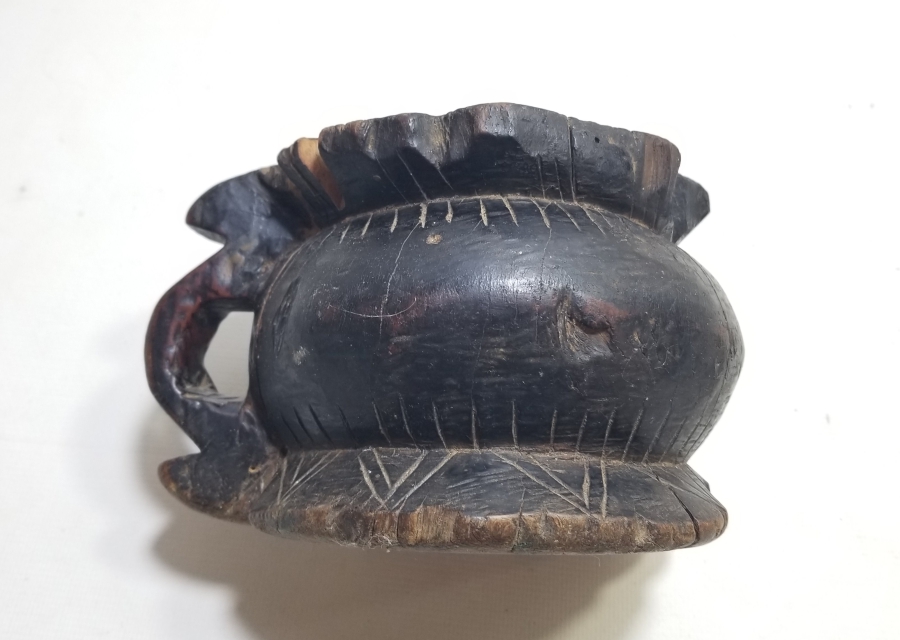 OSMANLI DÖNEMİ EL OYMA AHŞAP DİBEK