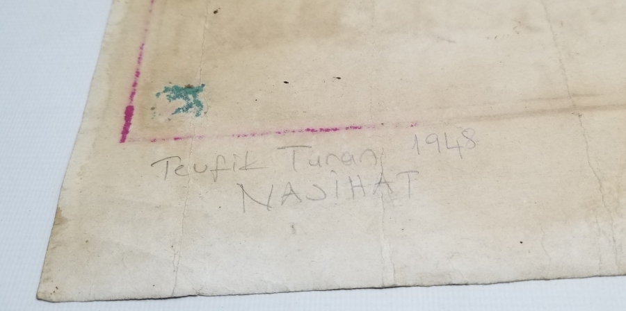 TEVFİK TURAN KETEBELİ EL ÇEKME NADİR NASİHATNAME