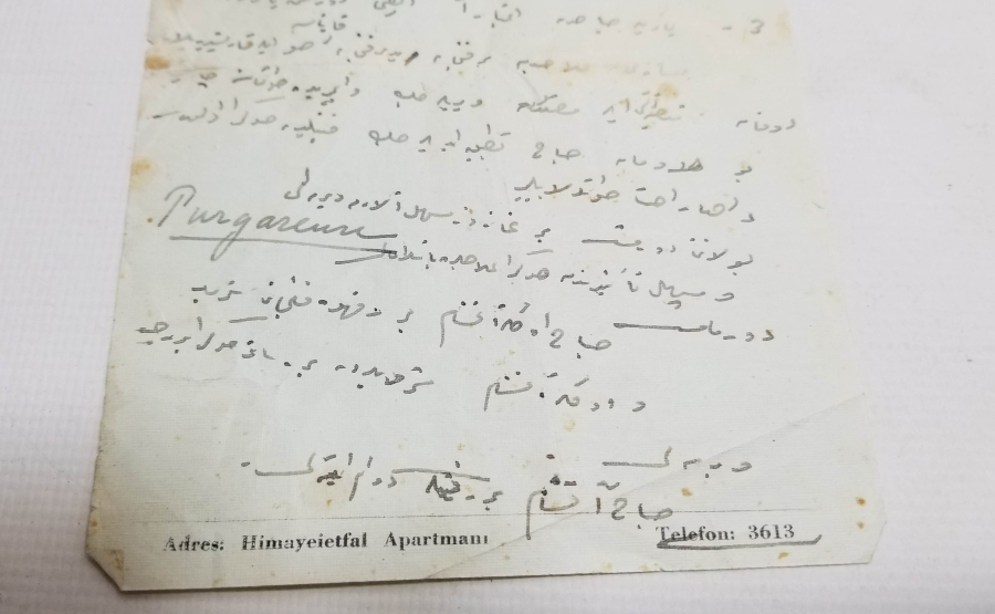 CUMHURİYET BAŞLARI EL YAZMA DOKTOR REÇETESİ