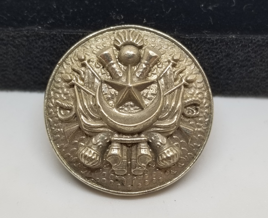 ÜZERİ OSMANLI DEVLET ARMALI NADİR ERTUĞRUL ALAYLARI SUBAY CEKET DÜĞMESİ