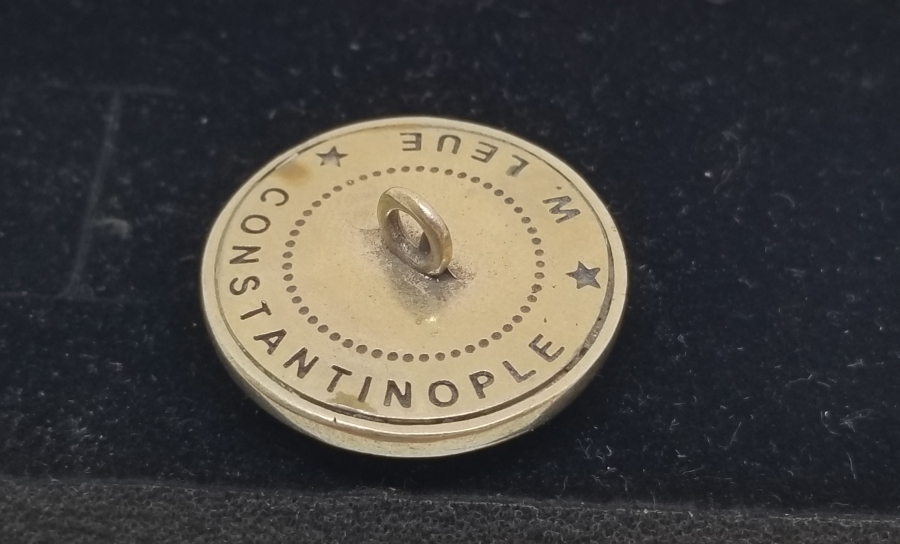 ÜZERİ OSMANLI DEVLET ARMALI NADİR ERTUĞRUL ALAYLARI SUBAY CEKET DÜĞMESİ