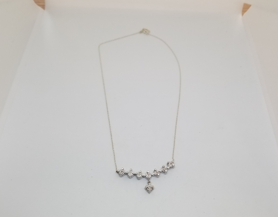 ÖZEL YAPIM PIRLANTA TAŞLI KOLYE - GERDANLIK