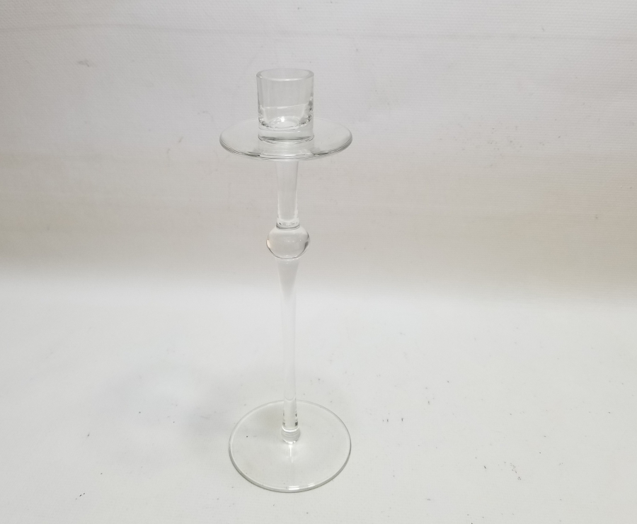 ANTİKA CAM MUMLUK - ŞAMDAN