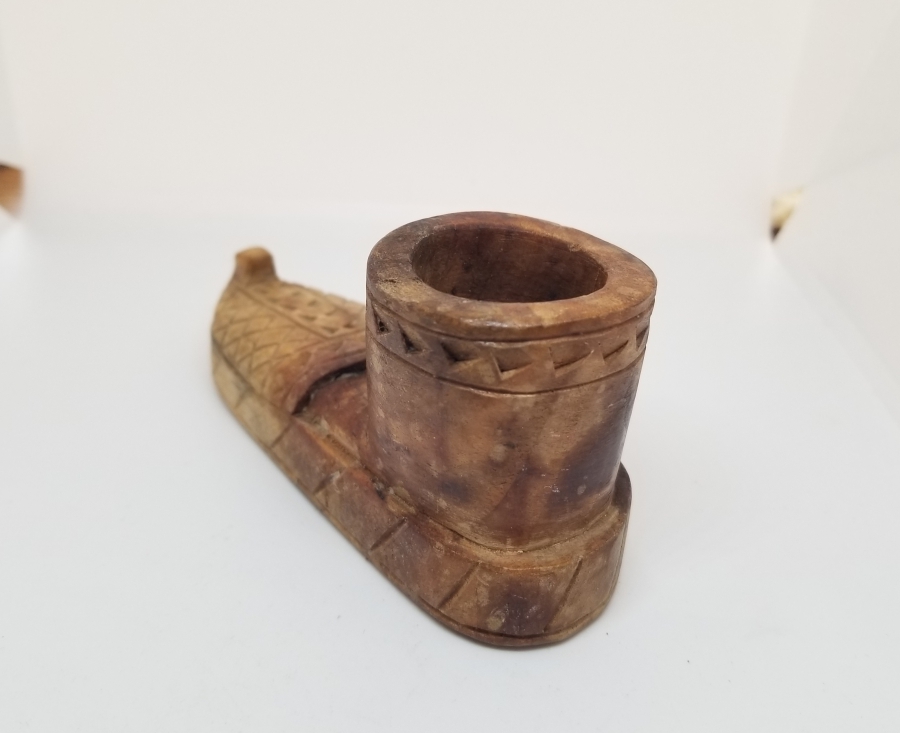 ÇARIK FORMUNDA YAPILMIŞ OSMANLI DÖNEMİ AHŞAP ŞAMDAN - MUMLUK