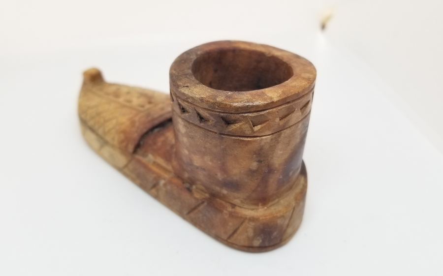 ÇARIK FORMUNDA YAPILMIŞ OSMANLI DÖNEMİ AHŞAP ŞAMDAN - MUMLUK