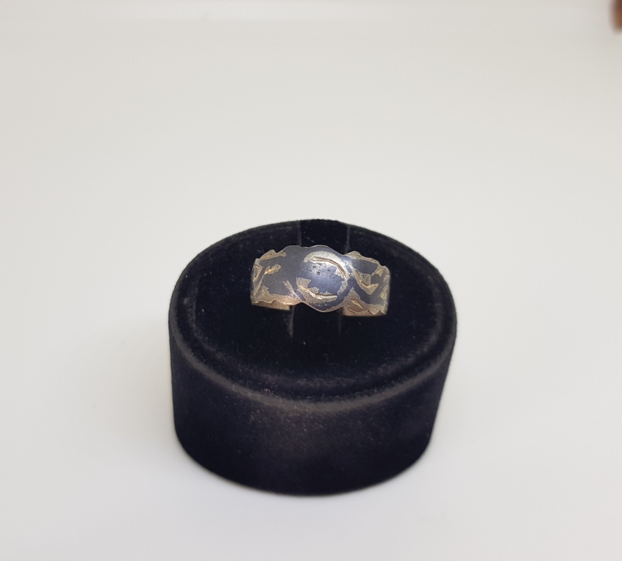 OSMANLI DÖNEMİ SAVATLI GÜMÜŞ YÜZÜK