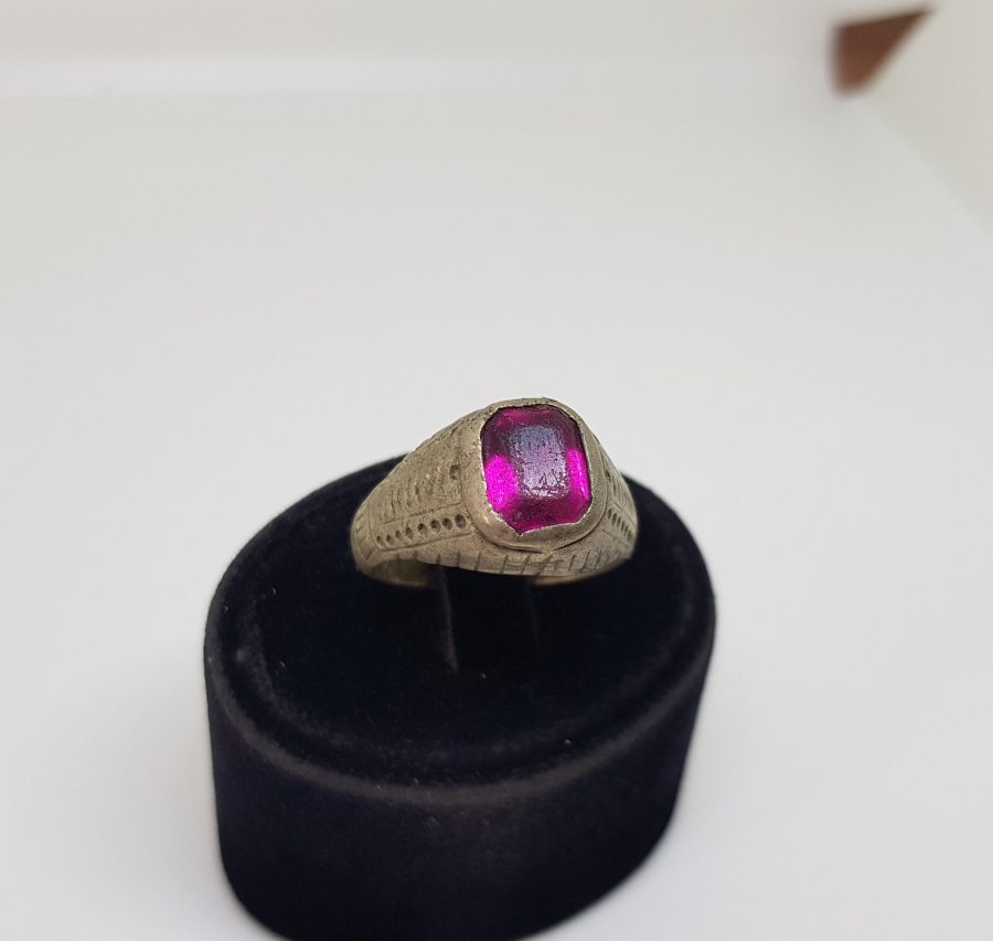 OSMANLI DÖNEMİ AMETİST TAŞLI NADİR YÜZÜK