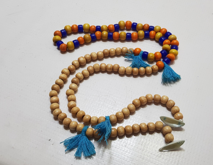 TESPİH AĞACINDAN YAPILMIŞ ŞAMANİK GELİN TAKISI