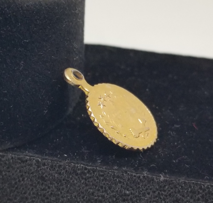 OSMANLI DÖNEMİ ALTIN KAPLAMA SÜNNET MAŞALLAHI