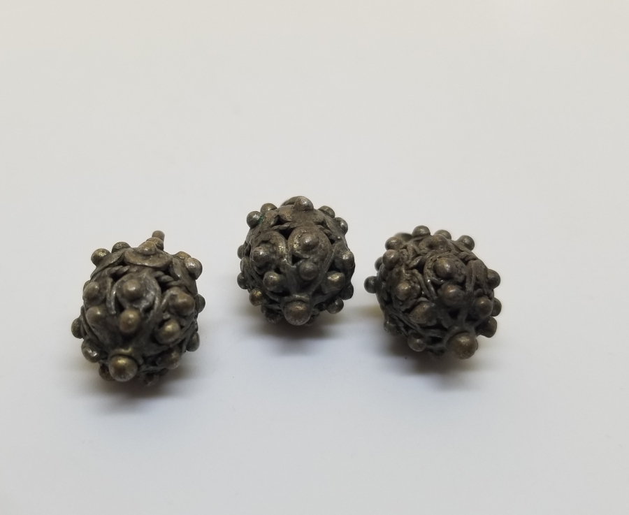 OSMANLI DÖNEMİ TELKARİ İŞÇİLİKLİ ÇOK NADİR KÖSTEK TOPLARI / KOZALARI