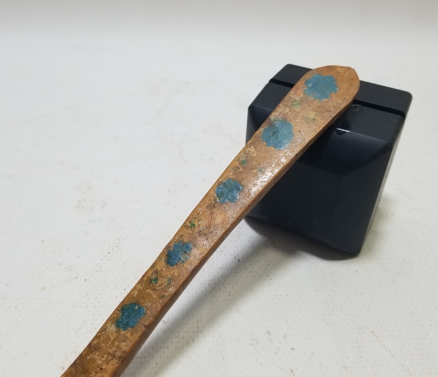 EL BOYAMA ANTİKA TAHTA KAŞIK