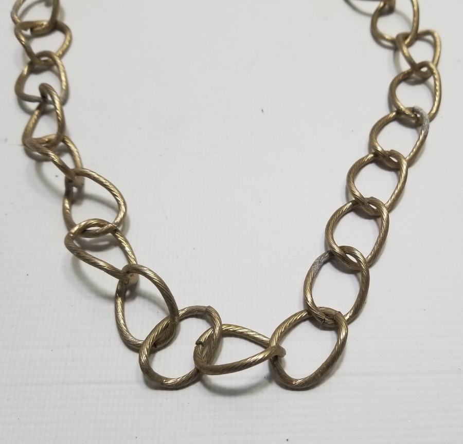 ALTIN KAPLAMA ANTİKA BİJUTERİ İNGİLİZ GERDANLIK