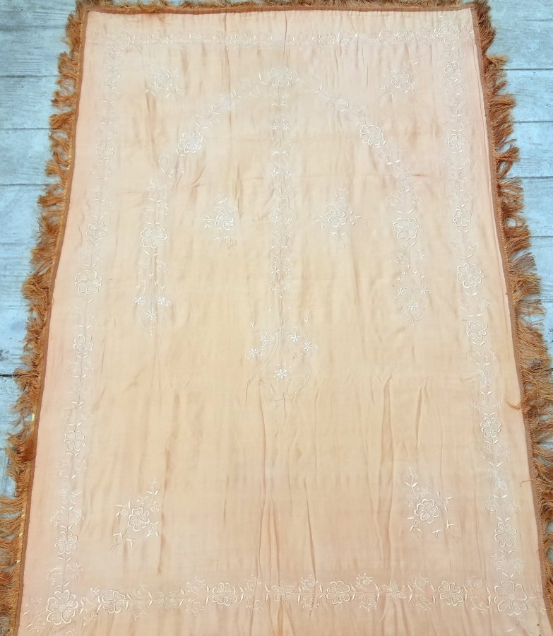 OSMANLI DÖNEMİ TEKKE İŞİ İPEK SECCADE