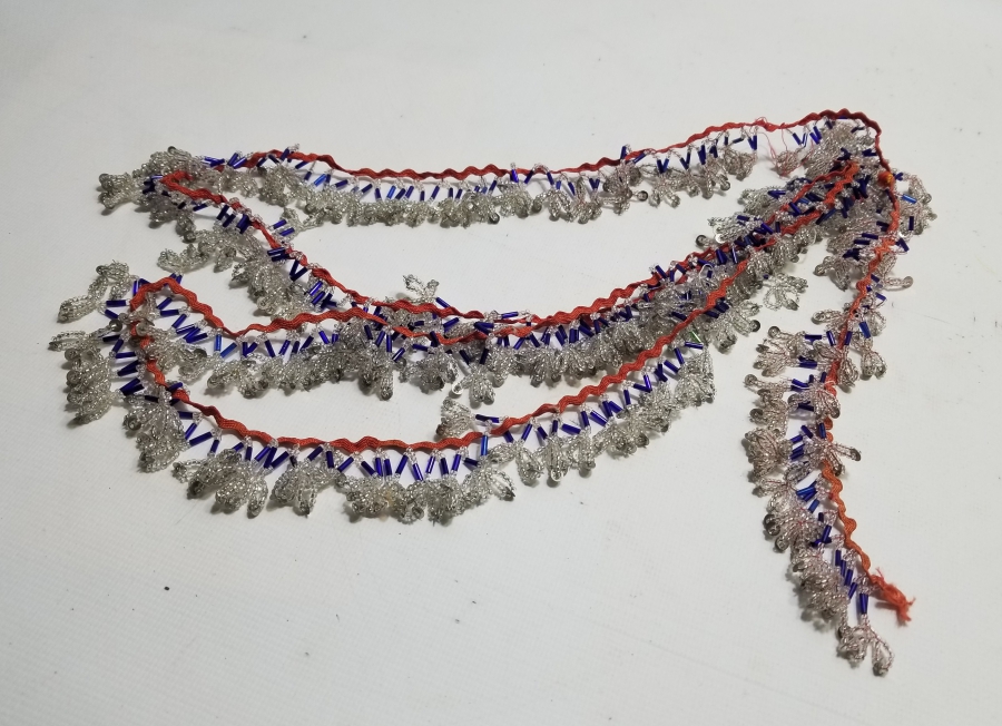 ANTİKA EL İŞİ OPAL BONCUKLU YAZMA KENARI