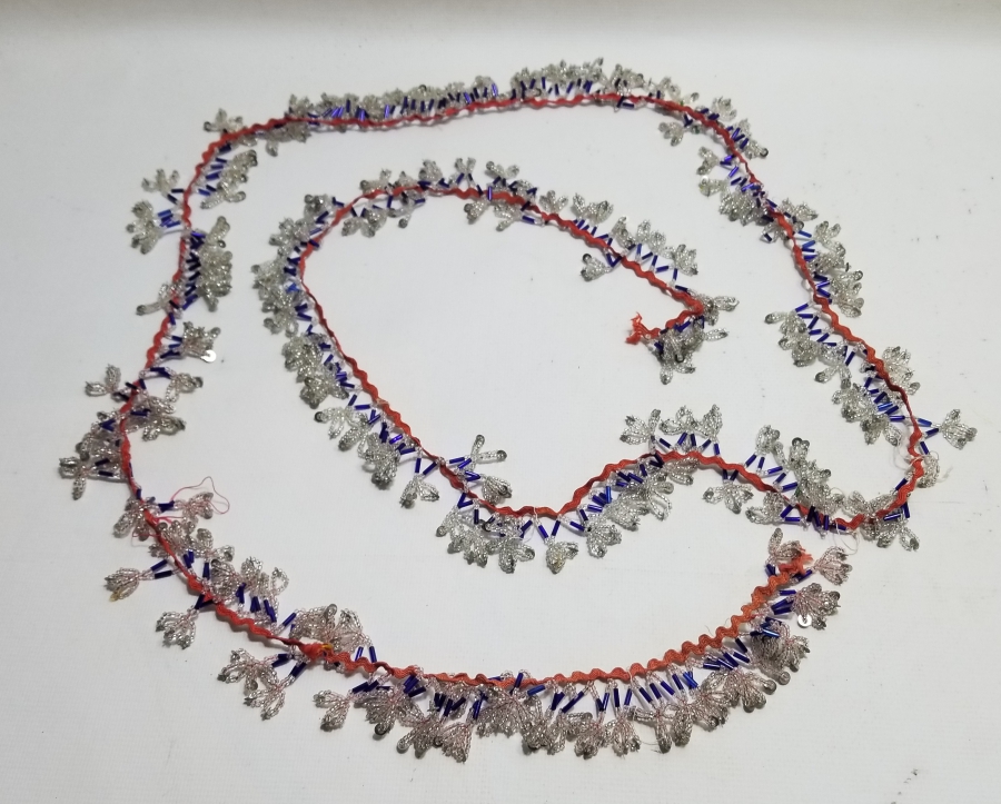 ANTİKA EL İŞİ OPAL BONCUKLU YAZMA KENARI